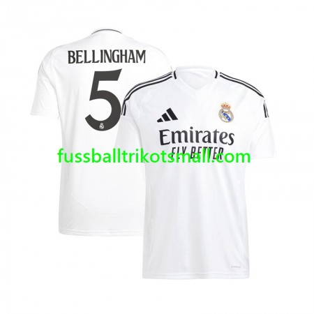 Fußballtrikots Real Madrid Jude Bellingham 5 2024-2025 Kurzarm Heimtrikotsatz kaufen